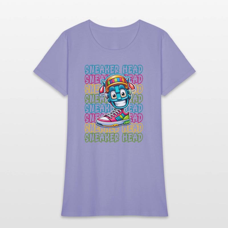 Cute Sneaker Head Design