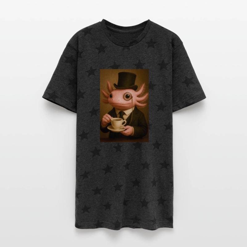 Dapper Axolotl with Coffee