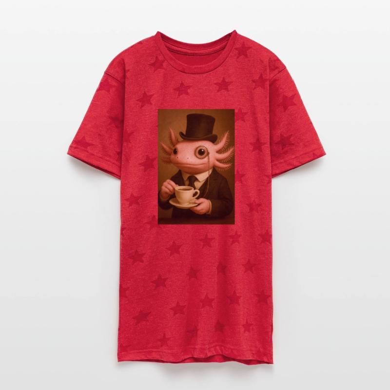 Dapper Axolotl with Coffee