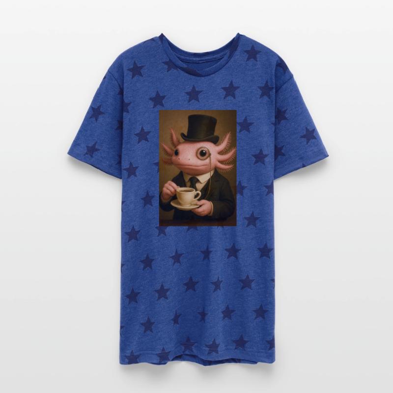 Dapper Axolotl with Coffee