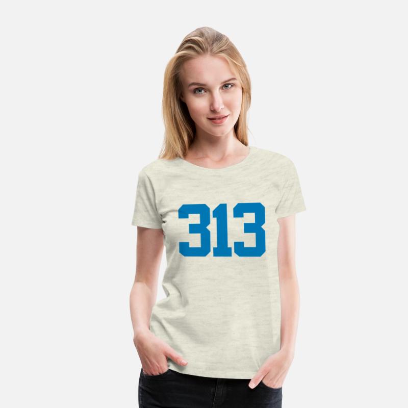 Detroit 313 Area Code Grit Sports Fan Detroiter Fa