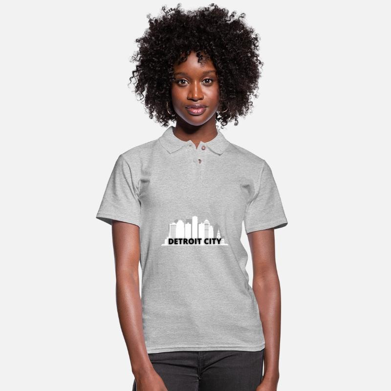 Detroit City Skyscraper Skyline