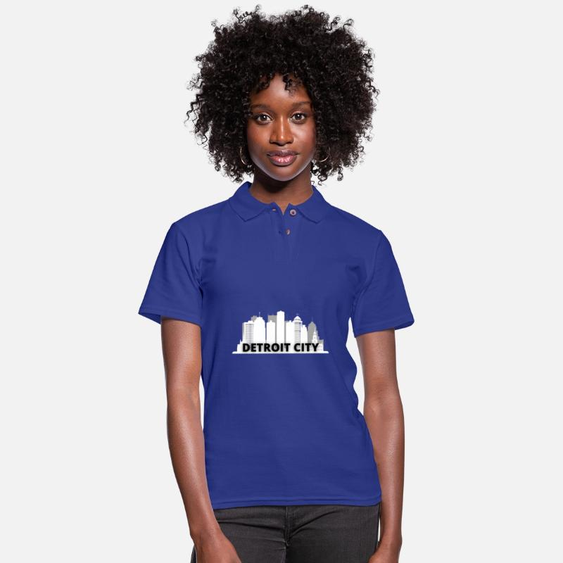 Detroit City Skyscraper Skyline