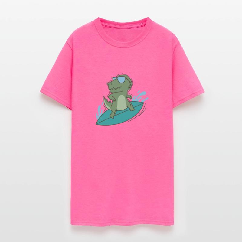 Dino surfing cool Dinosaur Reptile Animal