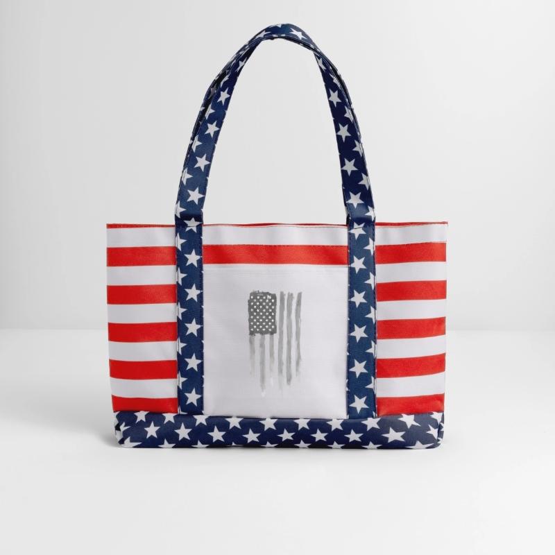 Distressed US Flag Print Design