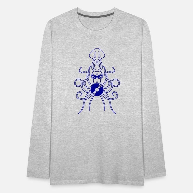 DJ Octopus Kraken Giant Squid Music Record Party