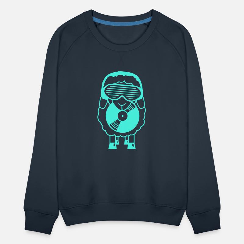 DJ Sheep Holds Vinyl Music Record Plate Club Party