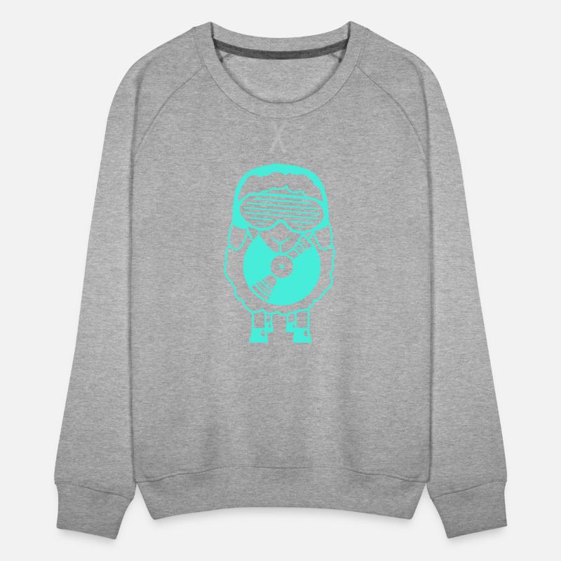 DJ Sheep Holds Vinyl Music Record Plate Club Party