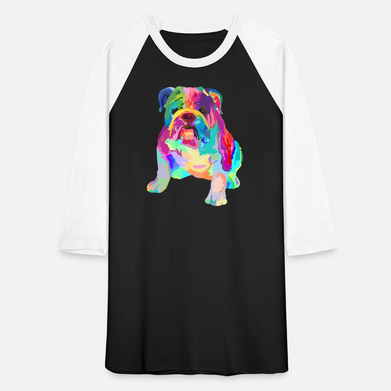 Dog Colorful English Bulldog s