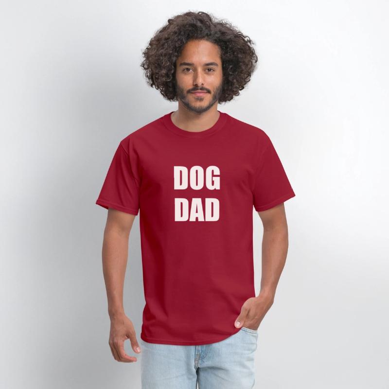 DOG DAD - cute dog t-shirt