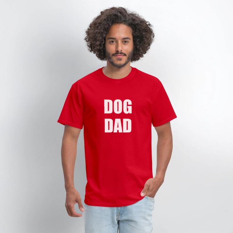 DOG DAD - cute dog t-shirt