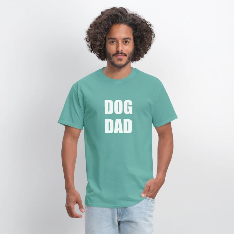 DOG DAD - cute dog t-shirt