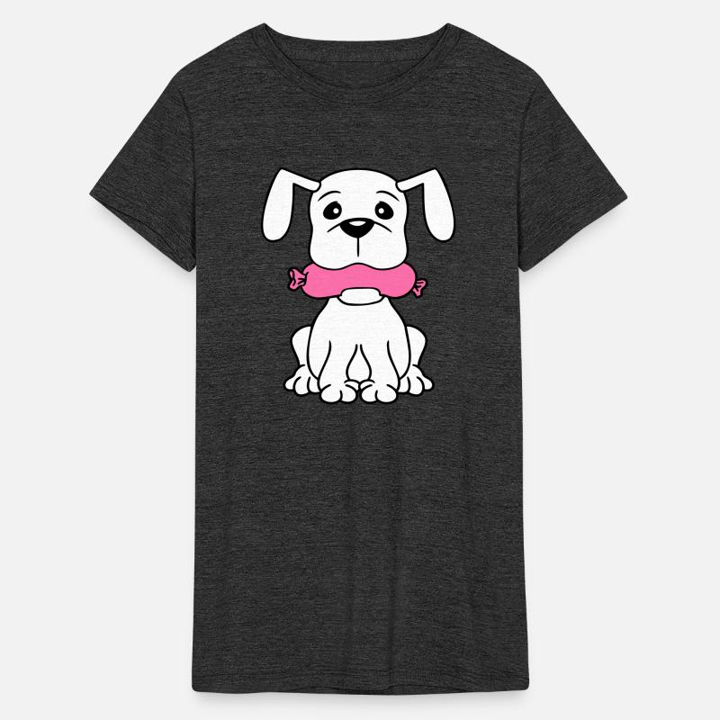 Dog Eats Sausage Mouth Meat Food Hunger Cool Sweet