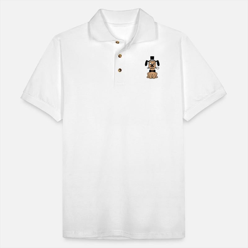 Dog Mr. Sir Top Hat Monocle Glasses Rich Gentleman