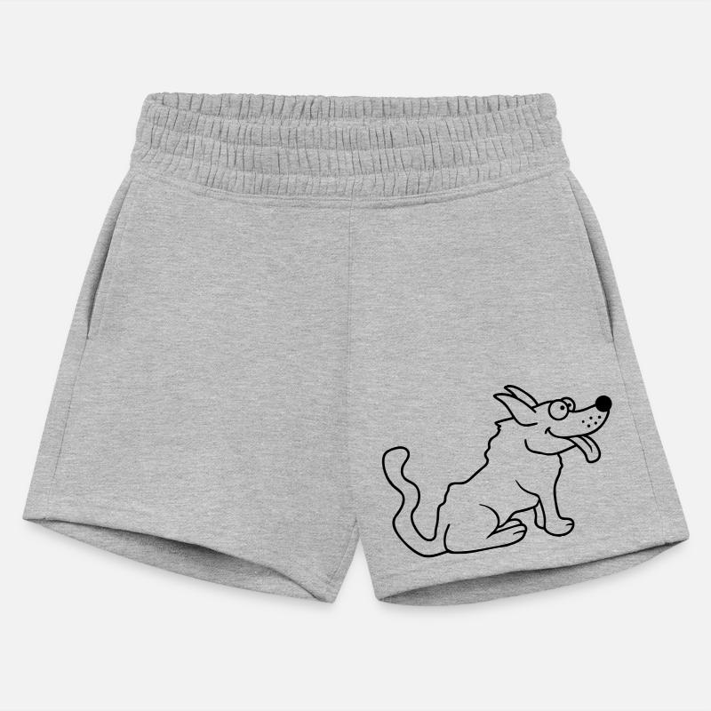 Dog Tongue Out Happy Cute Tail Wagging Cartoon Fun