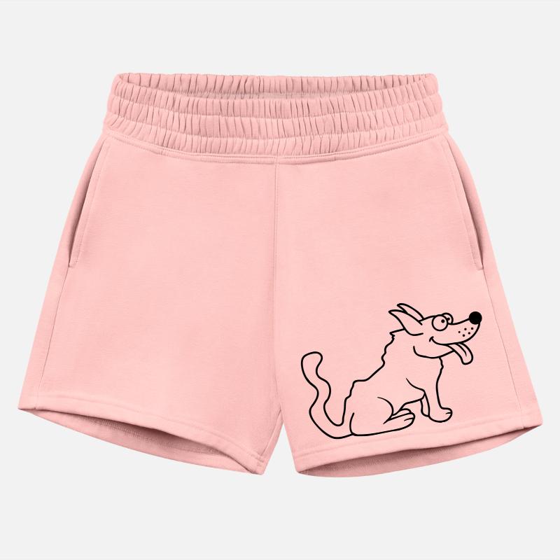 Dog Tongue Out Happy Cute Tail Wagging Cartoon Fun