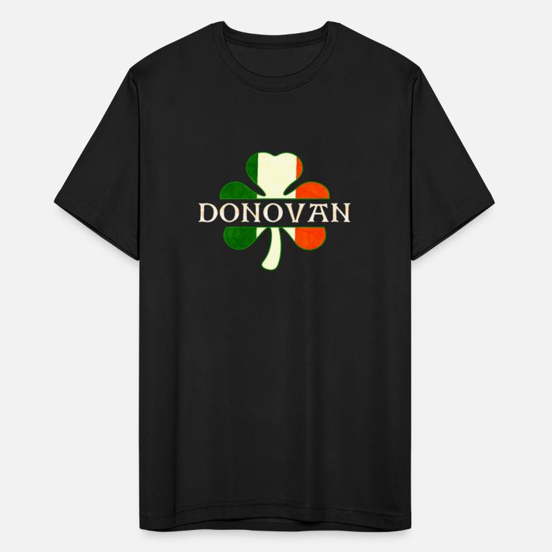 Donovan Irish Surname Ireland Flag Shamrock