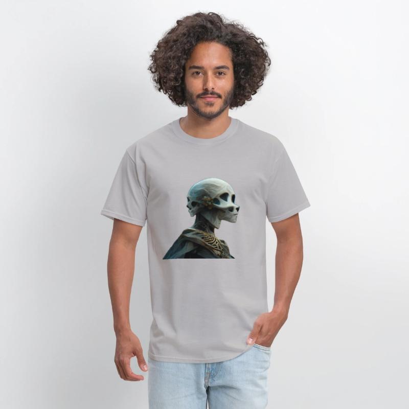 Double face skull of alien or you imagine