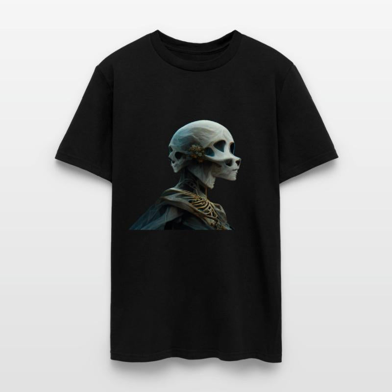 Double face skull of alien or you imagine