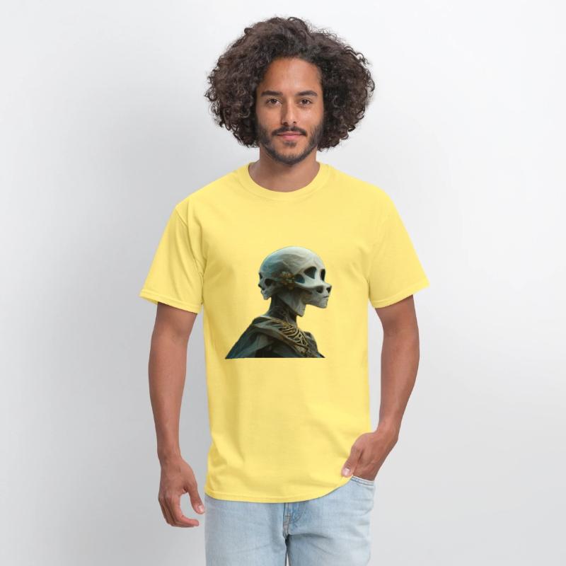 Double face skull of alien or you imagine