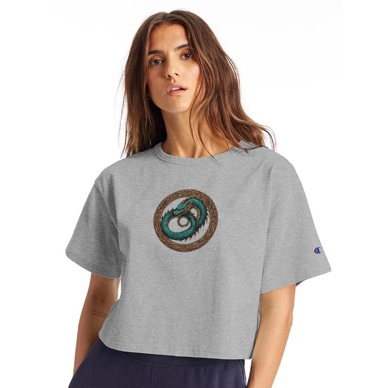 Dragon in an Intertwined Circle