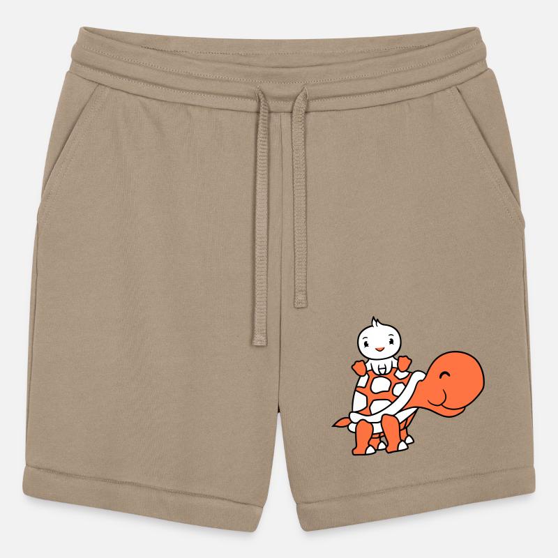 Duck Riding Sitting Giant Turtle 2 Friends Team