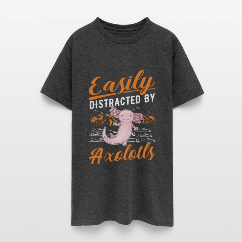 Easily Distracted By Axolotls Salamander