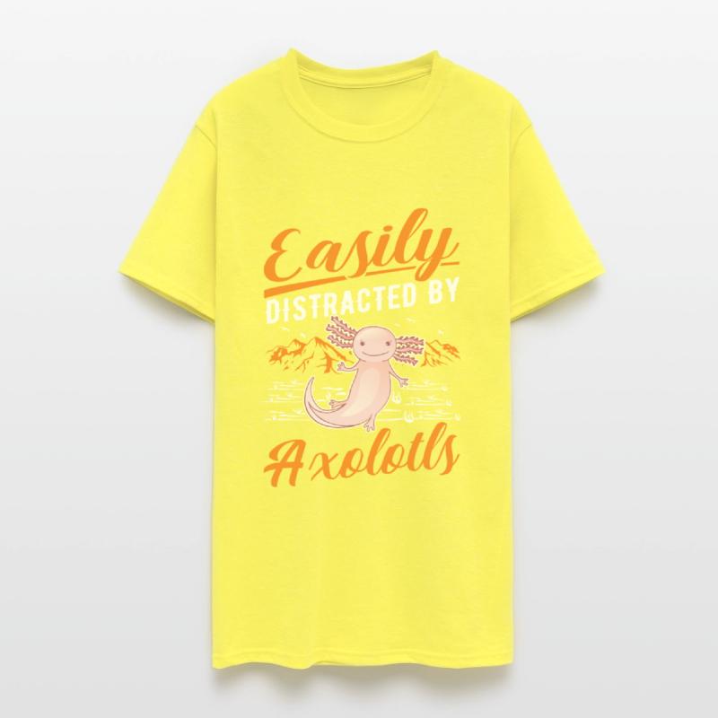 Easily Distracted By Axolotls Salamander