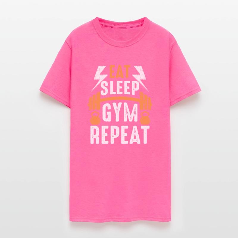Eat Sleep Gym Repeat Funny Gym Lover Saying Gift