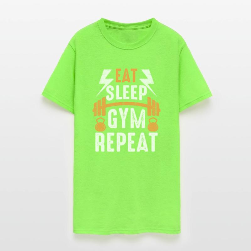 Eat Sleep Gym Repeat Funny Gym Lover Saying Gift