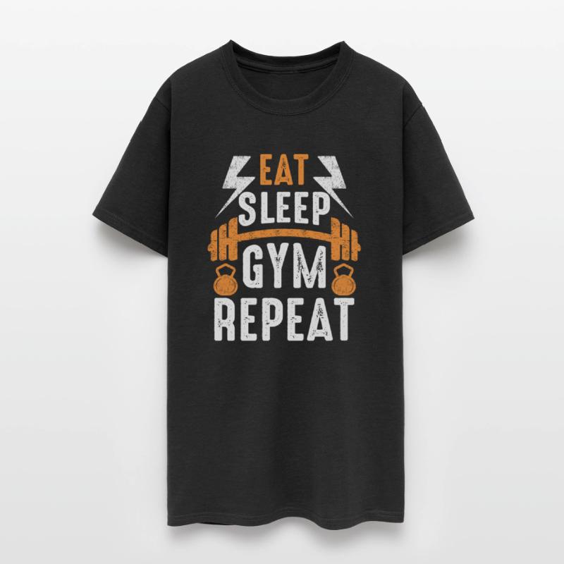 Eat Sleep Gym Repeat Funny Gym Lover Saying Gift