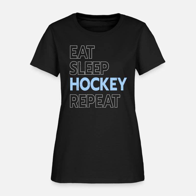 Eat Sleep Hockey Repeat Christmas Ice Hockey