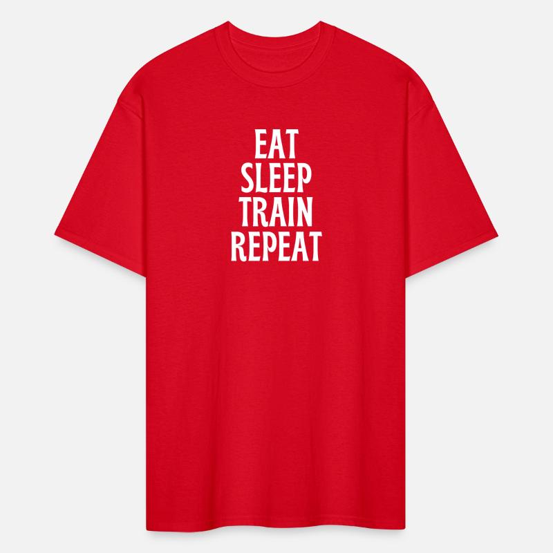 Eat Sleep Train Repeat - funny fitness
