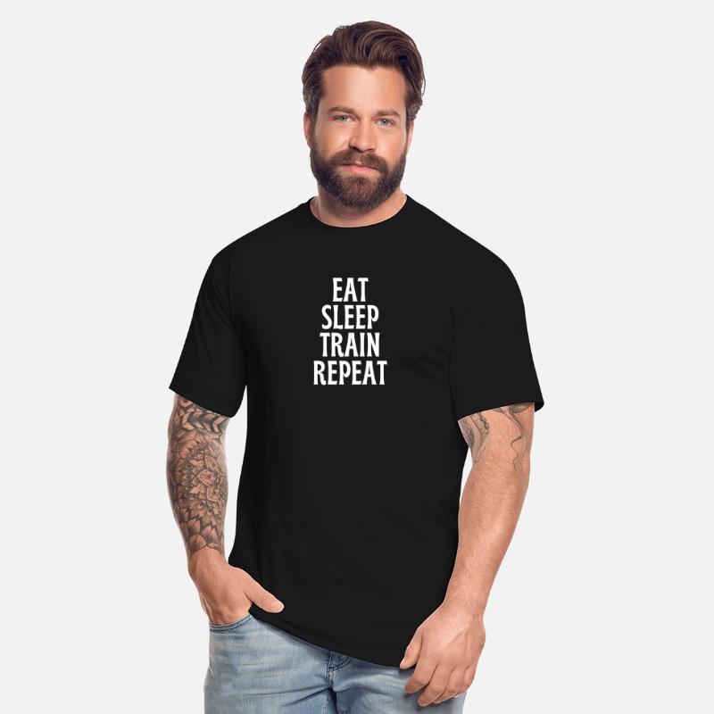 Eat Sleep Train Repeat - funny fitness