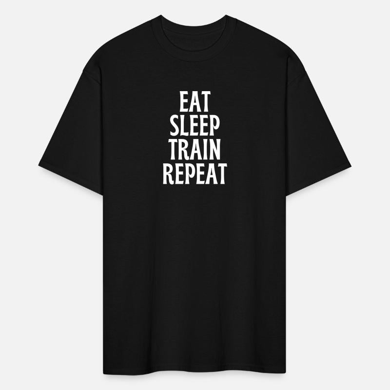 Eat Sleep Train Repeat - funny fitness