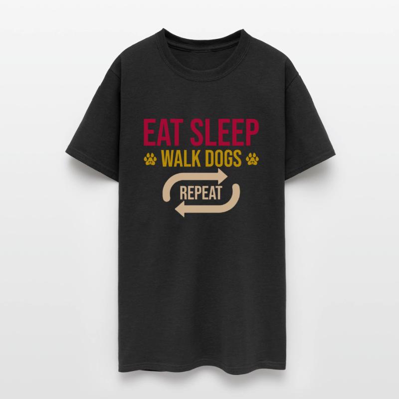 Eat Sleep walk dogs repeat Funny Puppy lover gift