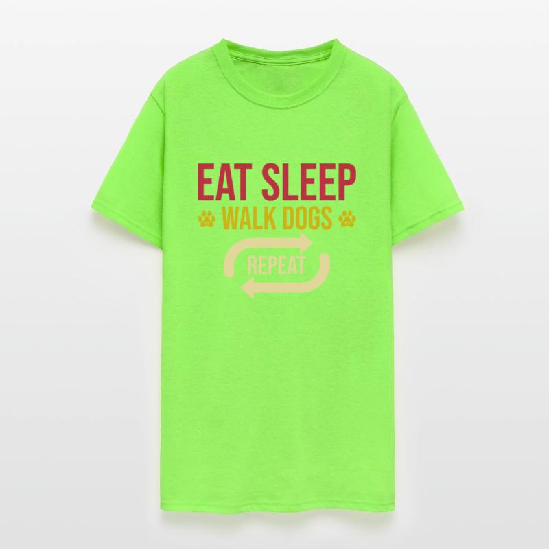 Eat Sleep walk dogs repeat Funny Puppy lover gift