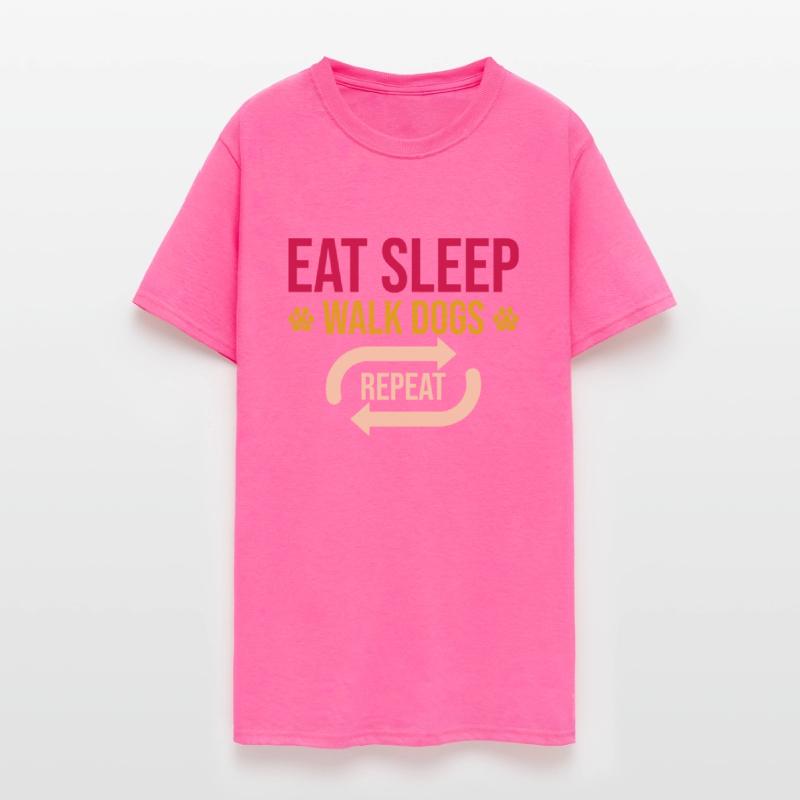 Eat Sleep walk dogs repeat Funny Puppy lover gift