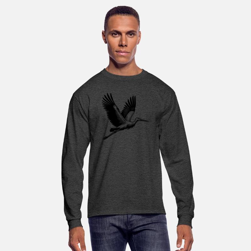 Elegant Flying Stork