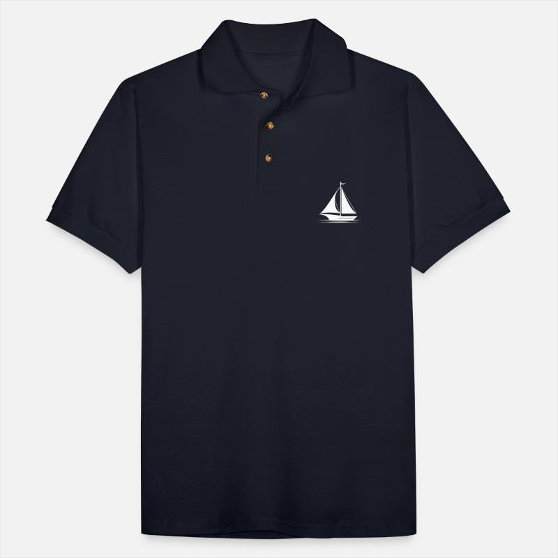 Elegant Sailing Ship With Set Sails