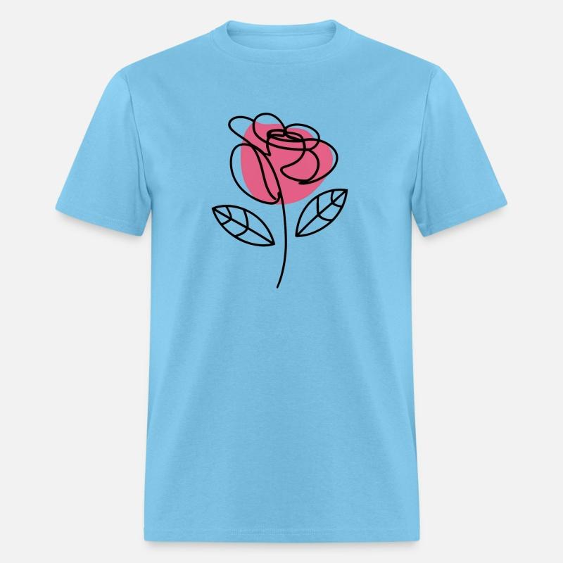 Elegant Simplicity: One-Line Rose Drawing