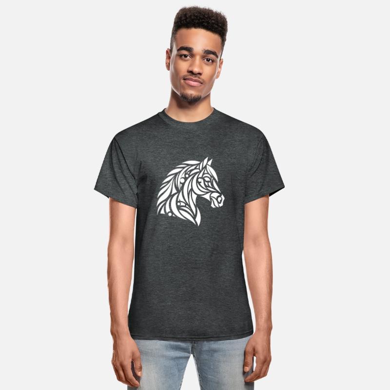 Elegant Tribal Horse Head Portrait Pony Tattoo