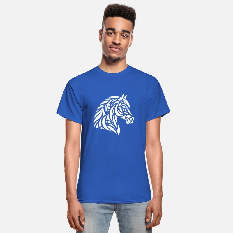 Elegant Tribal Horse Head Portrait Pony Tattoo