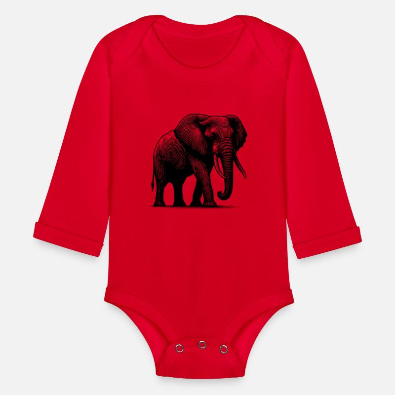 Elephant - Large Safari Trunked Animal With Tusks