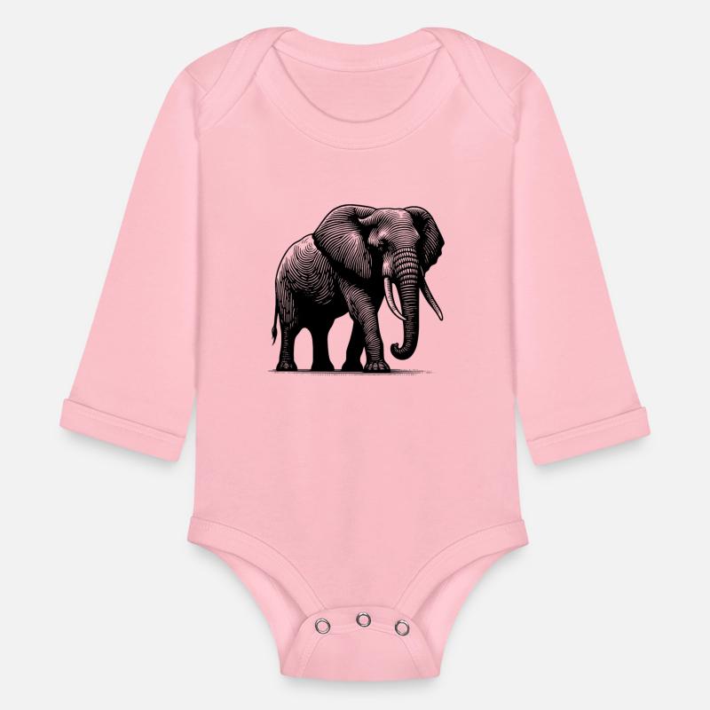 Elephant - Large Safari Trunked Animal With Tusks