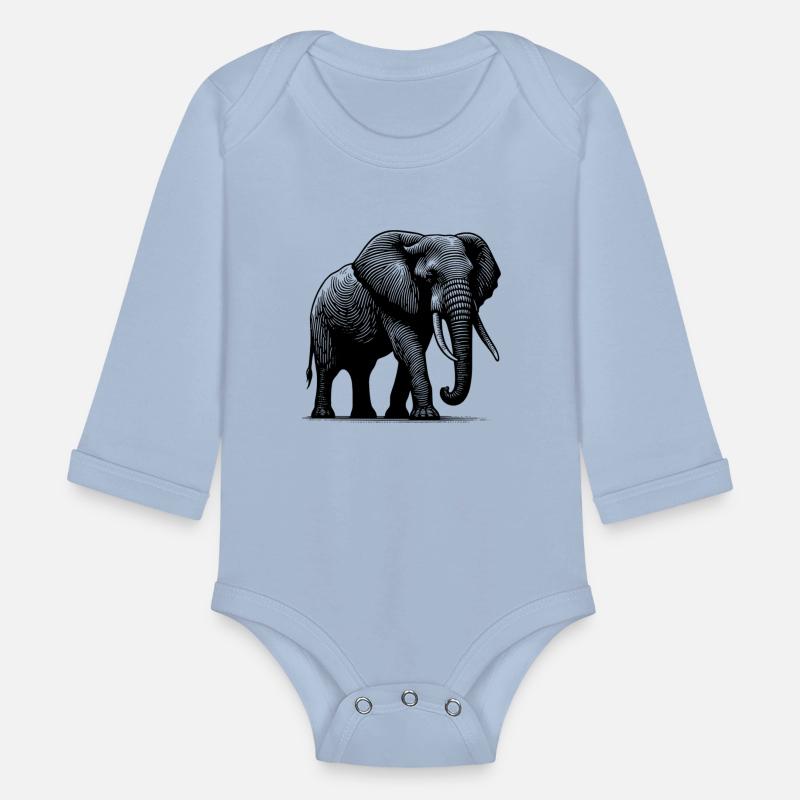 Elephant - Large Safari Trunked Animal With Tusks