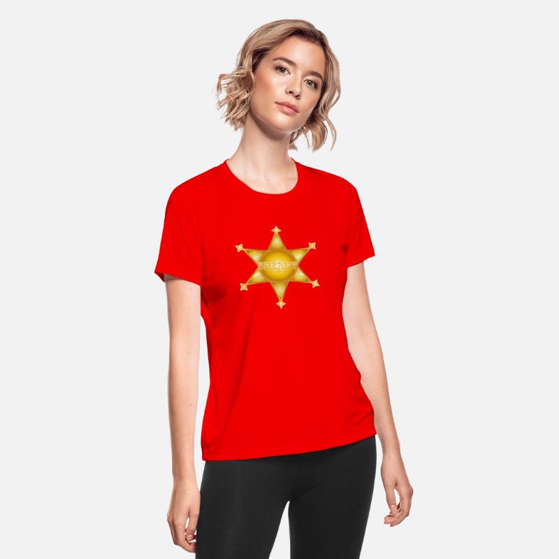 exceptional gold-colored sheriff's star