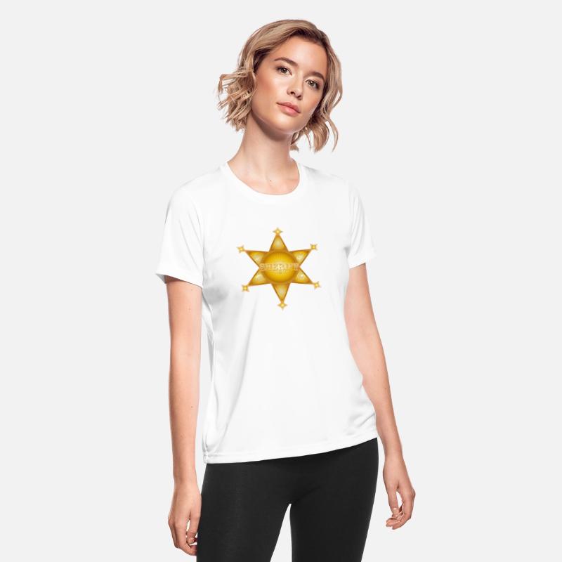 exceptional gold-colored sheriff's star