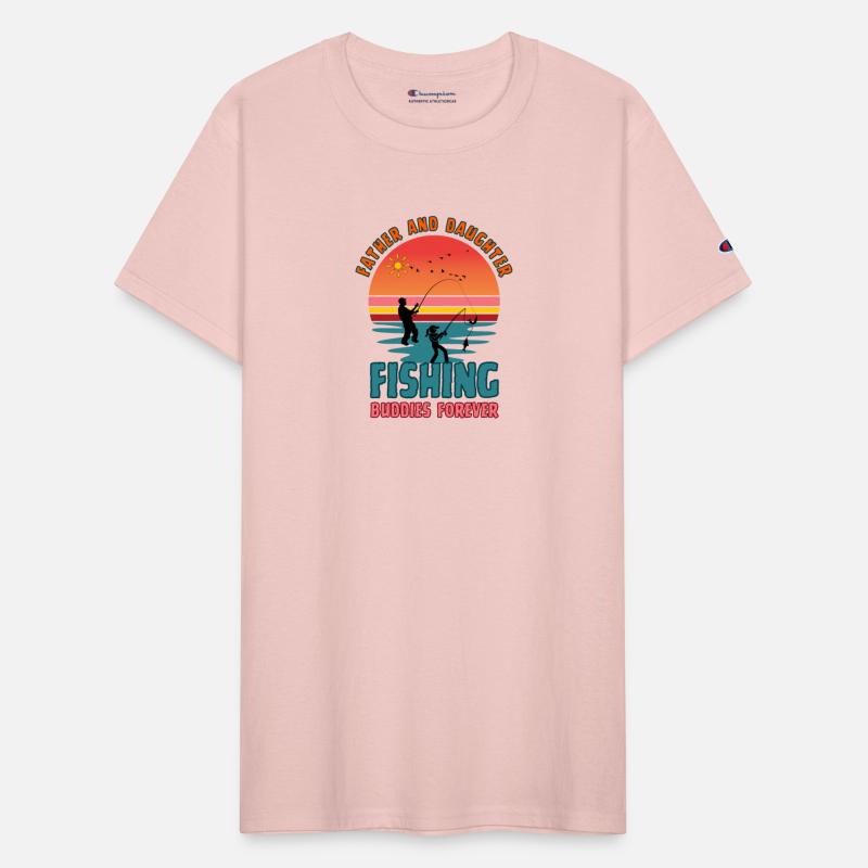 Father and Daughter Fishing Buddies Forever