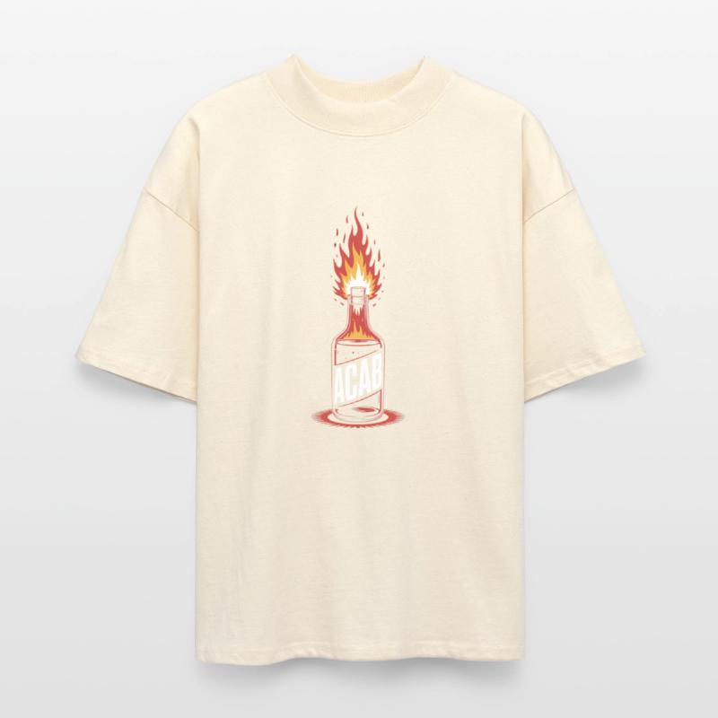 Fiery ACAB Bottle Illustration